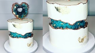 Cake decorating tutorials | FAULT LINE CAKE | Sugarella Sweets