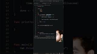 Day 06/30 Learning golang what is go routine how it is amazing #shorts #youtubeshorts #golang #code
