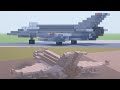 MINECRAFT - How to Build a Fighter Jet - Step-by-step TUTORIAL