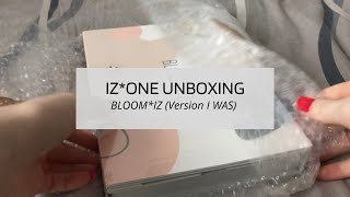 unboxing IZ*ONE bloom*iz album