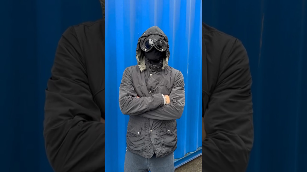 Vintage CP Company Reversible Check Goggle Jacket 