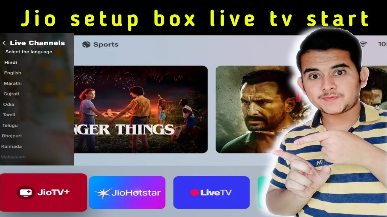 Jio setup box start live TV | Jio Tv Plus Vs Live Tv 