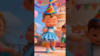 Happy Birthday Dance Party! 🎉 | Viral Kids Birthday Short 2025 | Cute Animation | Puchiloo #shorts