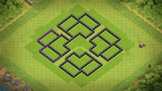 Clash Of Clans 8.Seviye Kb Düzeni Kupa Ganimet 2018