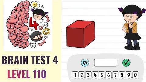 🧠 Brain Test 4 Level 110 | How many sides does that box have? | Walkthrough