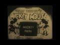 Mickey Mouse - Mickey Papa Original Title Card • 1934