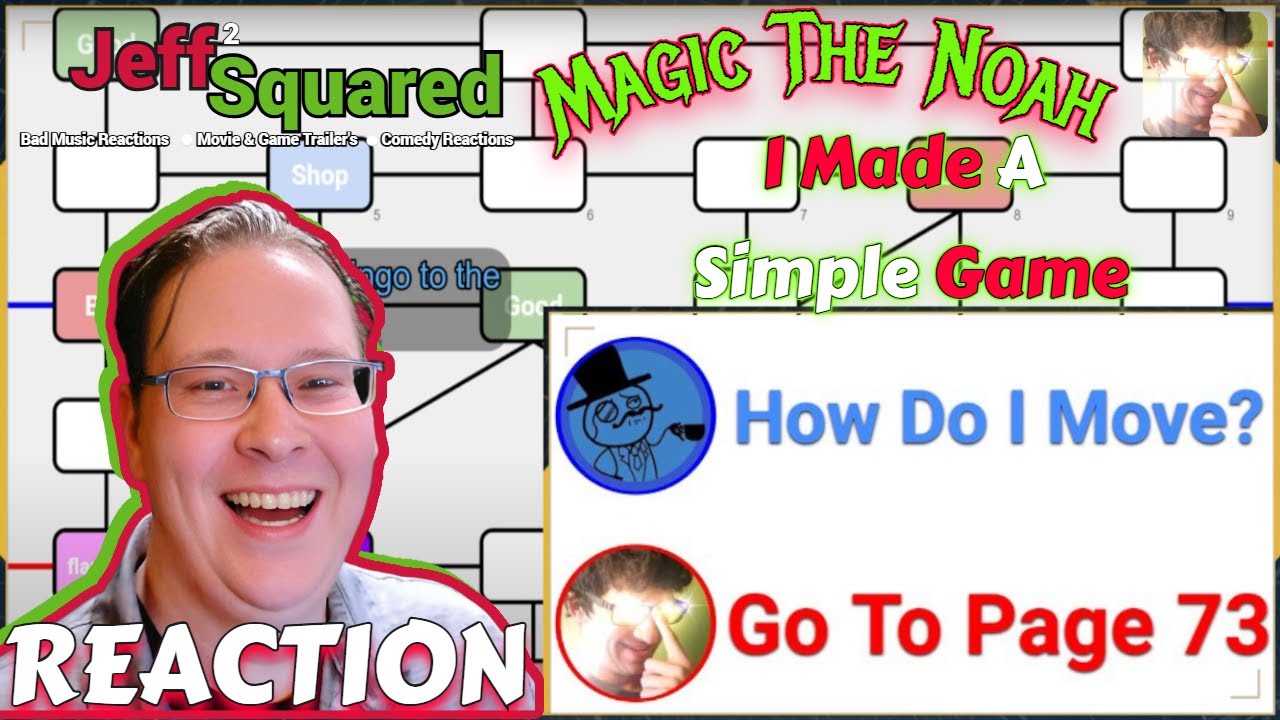 I Made A Simple Game︱REACTION (Magic The Noah)