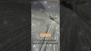 150 KG Dress 970000 Swarovski crystal #fashion #heaviest #fashionforward #ballgown