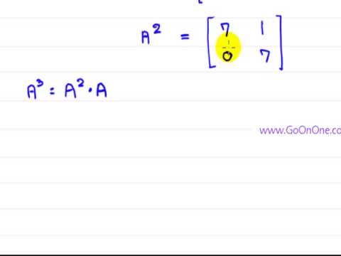 วีดีโอ: วิธียกกำลังสองเมทริกซ์
