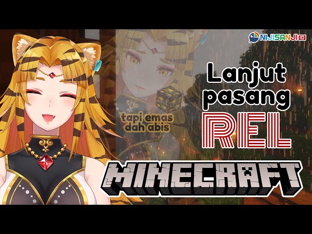 【MINECRAFT】Hidup diantara rel dan gua【NIJISANJI ID】のサムネイル
