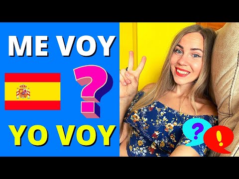 Разница между YO VOY и YO ME VOY. Глаголы испанского языка. Испанский для начинающих.
