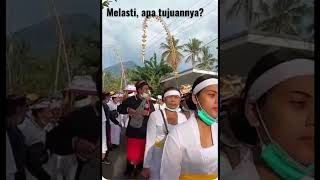 Melasti, salah satu rangkaian Hari Suci Nyepi, ini tujuannya.. #hindubali #shorts