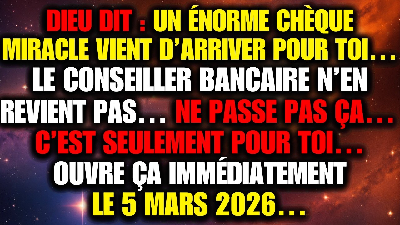 🤑 Dieu dit : un énorme chèque miracle vient d’arriver… ouvre vite, ne saute pas !