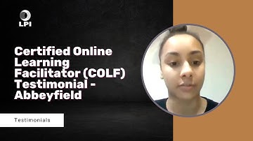 COLF Testimonial Abbeyfield | The Learning and Performance Institute