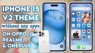 Apply iPhone 15 v2 Theme without any apps on Oppo, Realme & OnePlus screenshot 5