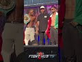 Bruce Carrington INTENSE weigh in face off vs Rene Palacios