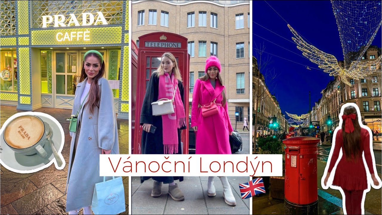 Vánoční Londýn se ségrou, nákupy, Gucci výstava, Prada kavárna | Týnuš Třešničková