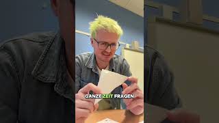 Teacher evaluates cheat sheets. This one is from #shorts #herrschmelzer Wealth