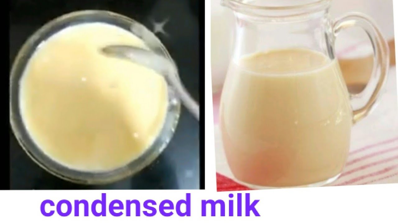 HomemadeCondensedmilk Homemade Condensed milk in hindi YouTube