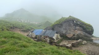 very relaxing and peaceful nepali mountain village lifestyle