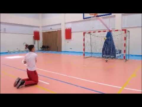 التصويب من الثبات في كرة اليد فوق مستوى الرأس