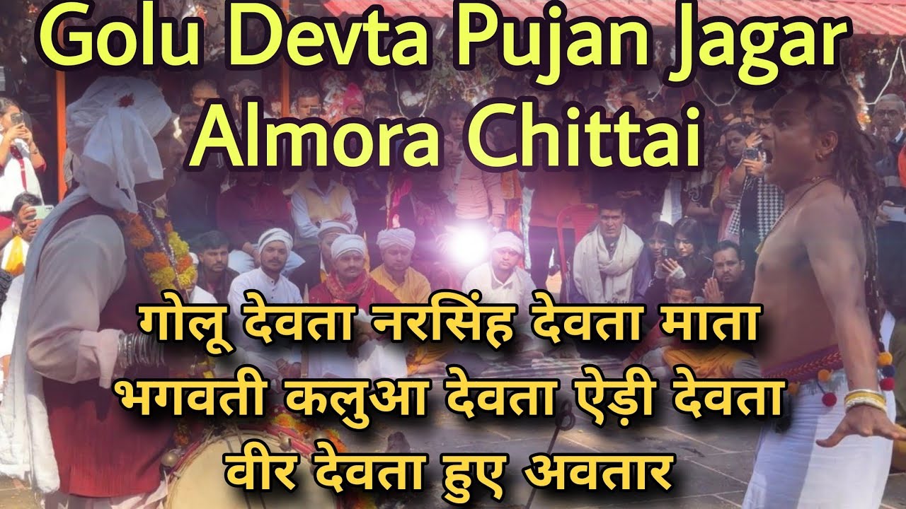 Golu Devta Jagar Pujan Almora Chittai Temple | अल्मोड़ा में गोलू देवता जागर | golu devta jagar