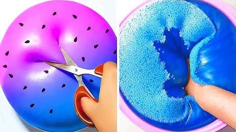 3 Hours Of Oddly Satisfying Slime Adventure - Relaxing When Stressed or Sleepy