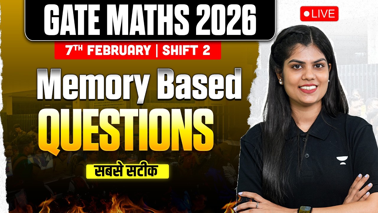 GATE 2026 Mathematics Memory Based Questions Analysis | GATE ...