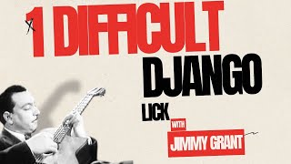1 Very Difficult Django Reinhardt Lick for you! (That you need to know)