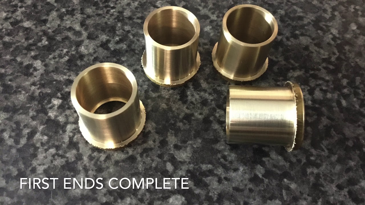 CNC Machining Brass Thin Wall Bush, custom made parts to order pearty156@msn.com