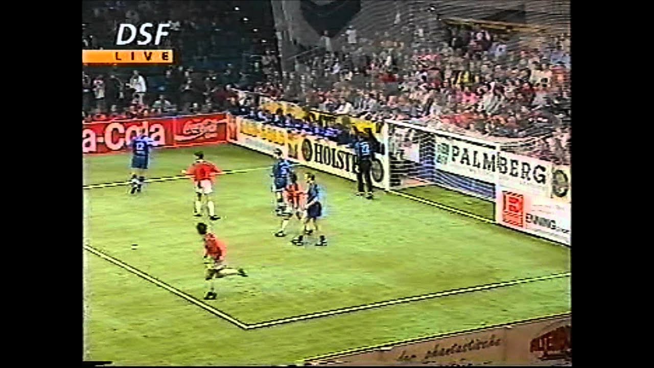 Hallenmasters 1996 Rot-Weiss Essen - FC Schalke 04 Vorrunde (Teil 1)