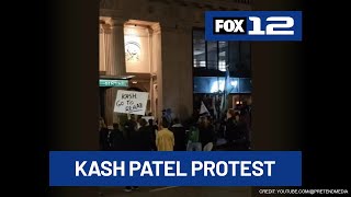 DOJ flight data fuels Portland protests over alleged visit by Kash Patel