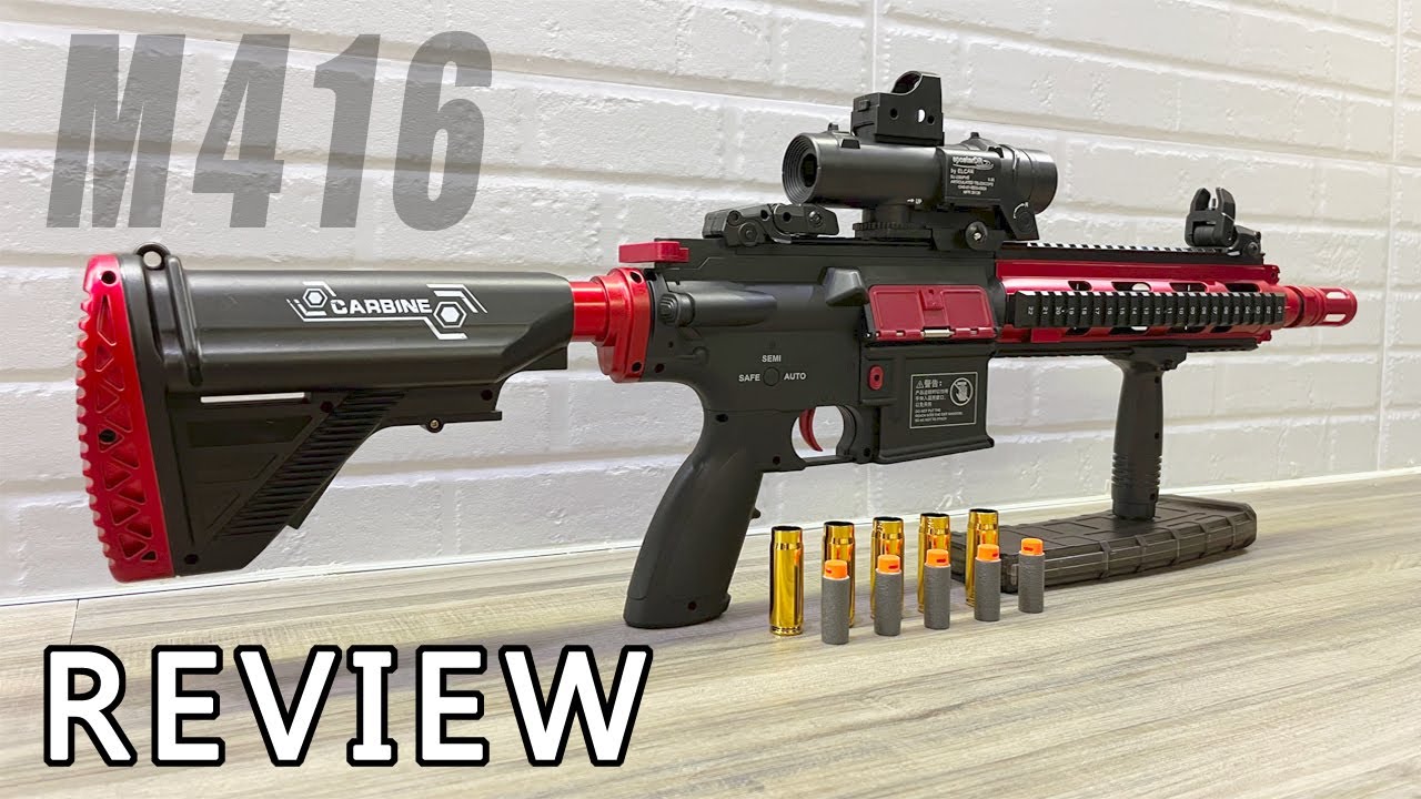 SVD Shell Ejecting Nerf Sniper Foam Blaster – m416gelblaster