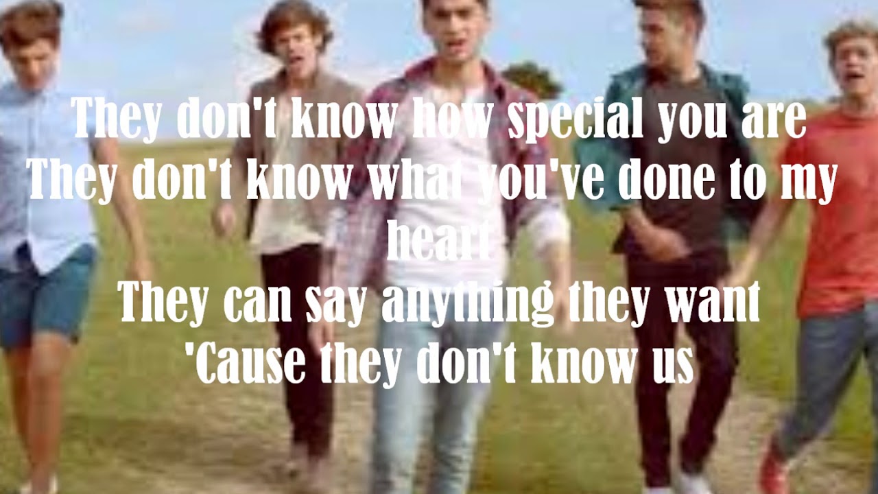 One Direction They Don't Know About Us YouTube One Direction They Don't Know About Us YouTube