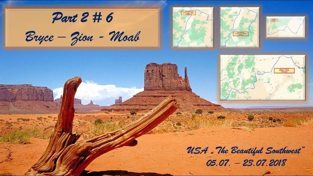 Austrostrawanzer goes USA 2018 Part#2 Bryce Zion Moab