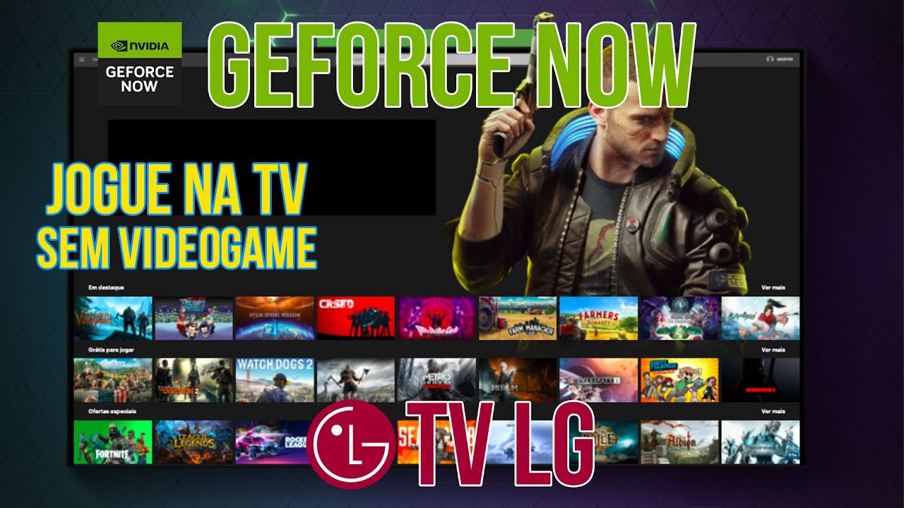 Rodando jogos de PC na TV LG com o Geforce Experience! Melhor que