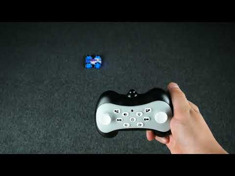 Машина на радіокеруванні всюдихід з підсвіткою і звуком обертається на 360° парогенератор 2.4G заряджання USB для дітей, видео 1