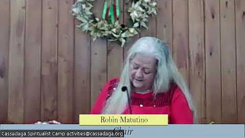 Sunday Service - December 11, 2022- Gretchen Meisner