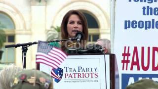 DC:AUDIT THE IRS TEA PARTY RALLY:BACHMANN'ABOLISH'