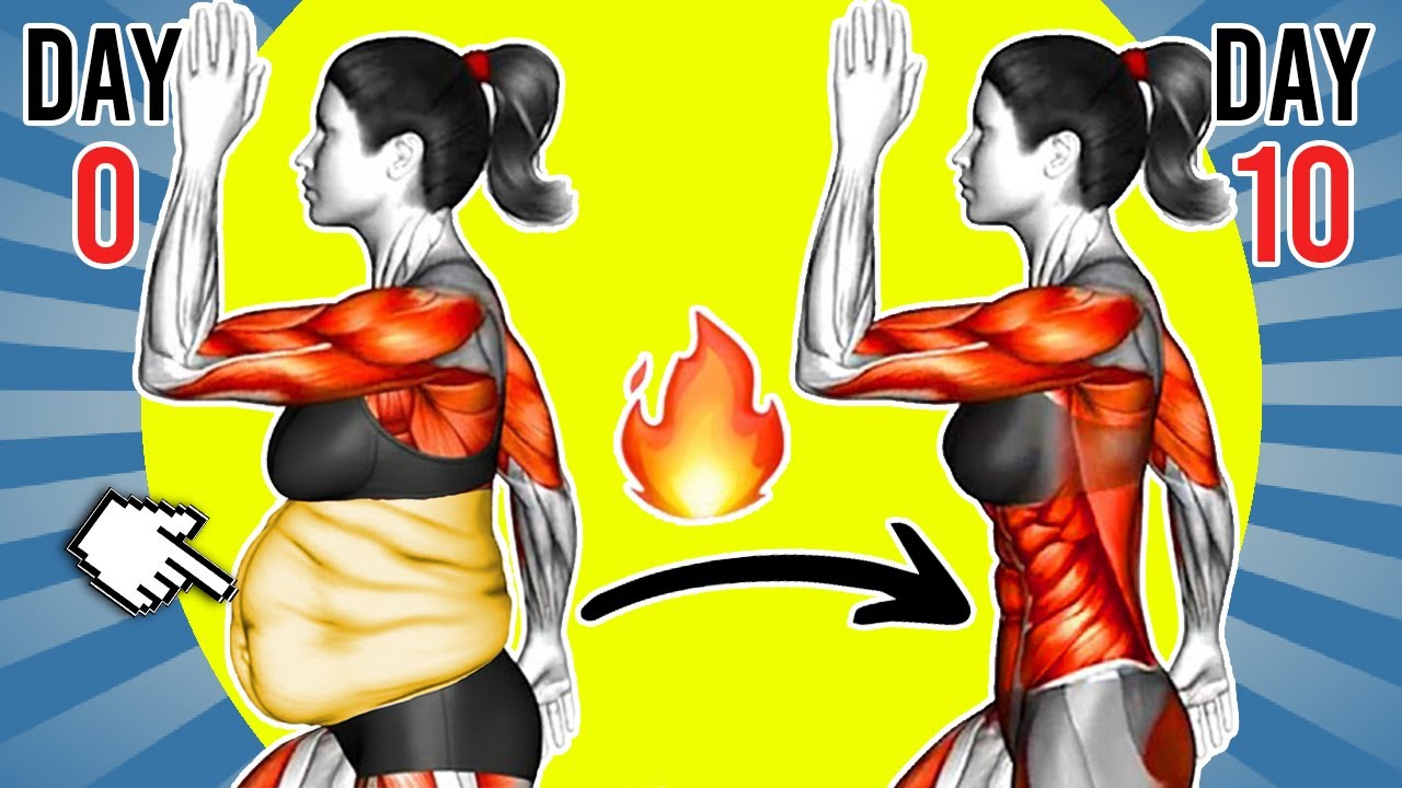 За 50? 🔥 Уменьшите объем талии до 7,5 см ✅ 20-минутная тренировка для сжигания жира на животе