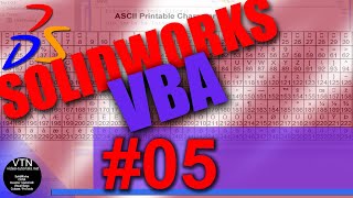 SOLIDWORKS VBA 05 ( Simple Program )