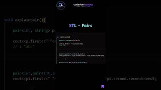Learn C++ Pairs in 55 Seconds 🔥 | STL for Beginners