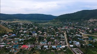 Село Ширяево с высоты, Самарская область