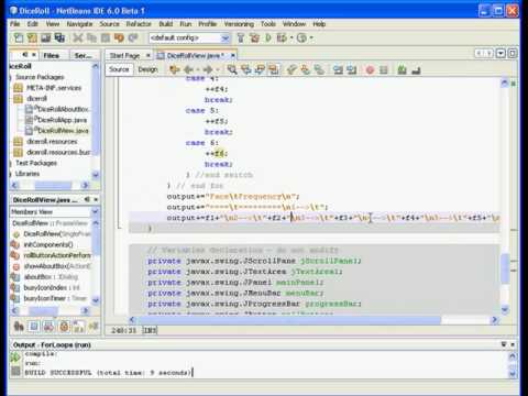 ITEC219 Visual Programming with Java For Loops Part 4 of 4