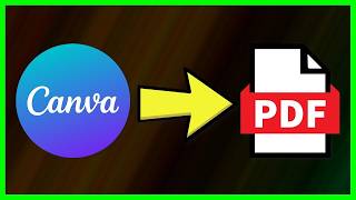 How to Convert Canva Design to PDF | Save Canva Presentation as PDF | 2026