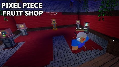 HOW TO GET TO DEVIL FRUIT SHOP in Pixel Piece *EASY*