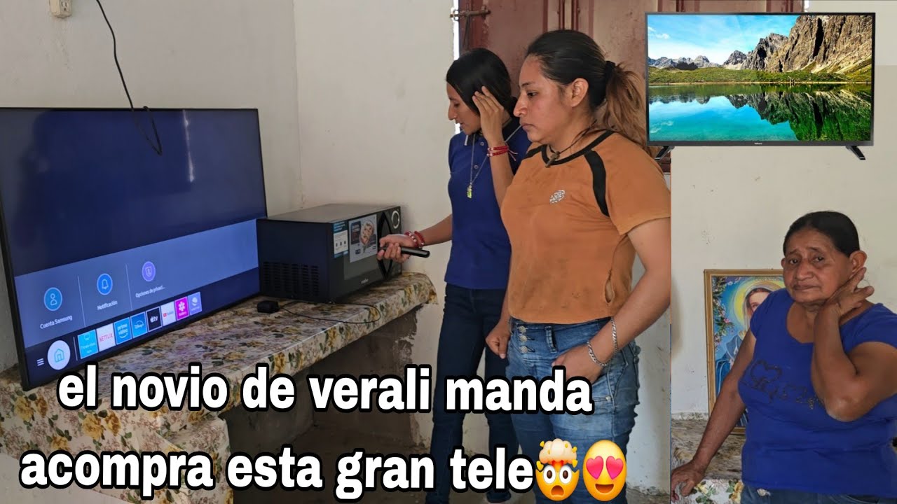 Dios mio tele nueva para la familia guarcas asi acomodamos la tele📺 en la cosiana🤯😍