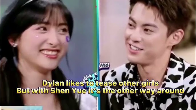 Shen Yue and Dylan Wang Variety show 