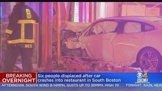 ‘It Shook The Whole Building,’ Car Slams Into South Boston Pizza Shop