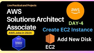 AWS Solutions Architect Training ! Add Data Disk to EC2 Instance ! Day-4